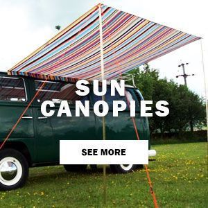 Camper Multi Stripe Sun Canopy